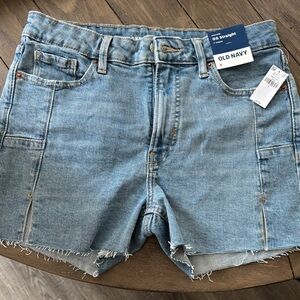 Old Navy High-Rise OG Straight Denim Shorts
